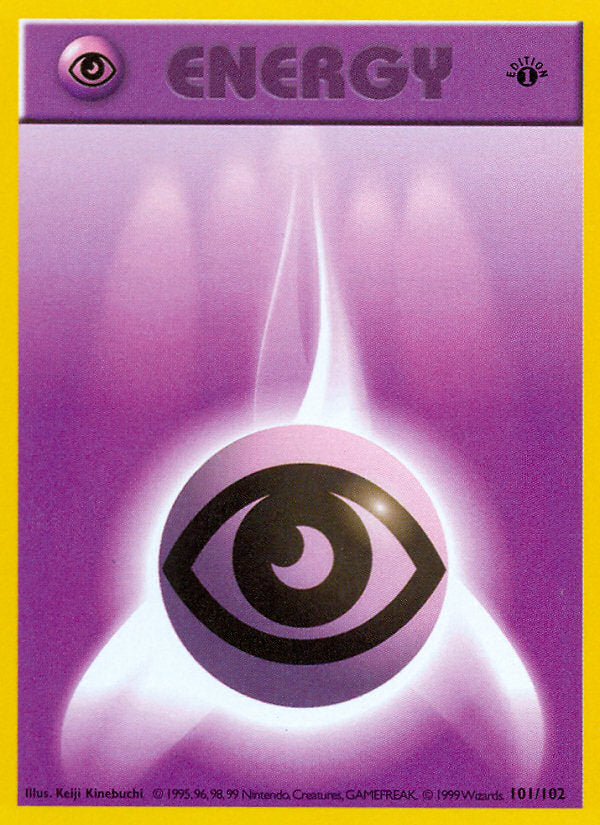 Base set Psychic Energy #101/102 first edition